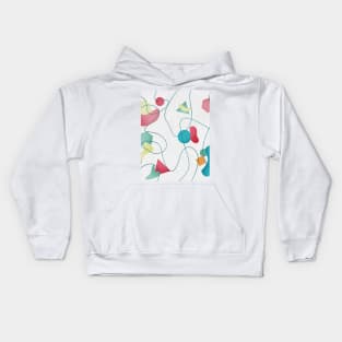 Geometric Miró Pattern Kids Hoodie